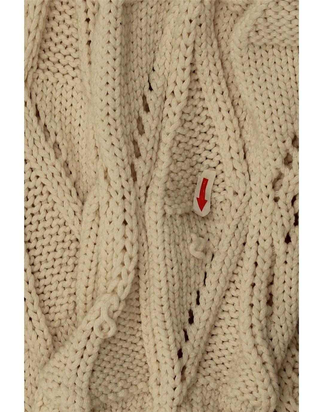 Sweter damski Zara UK 14, średni beż, bawełna
