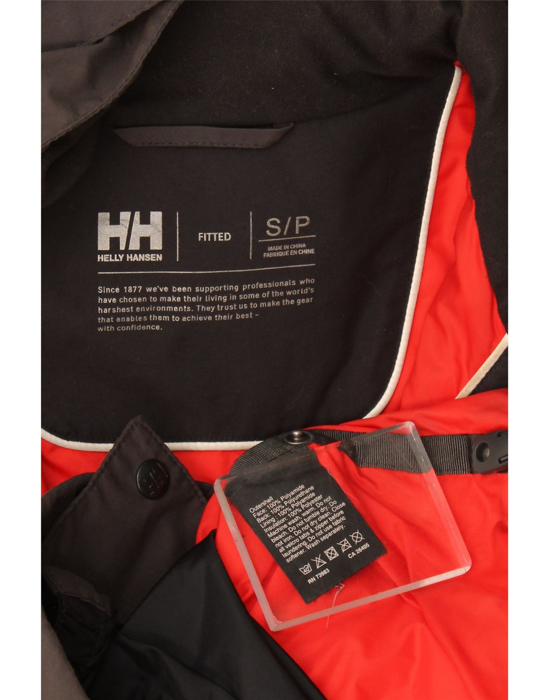 Męska kurtka wiatrówka z kapturem Helly Hansen UK 36 Small Grey Colorblock