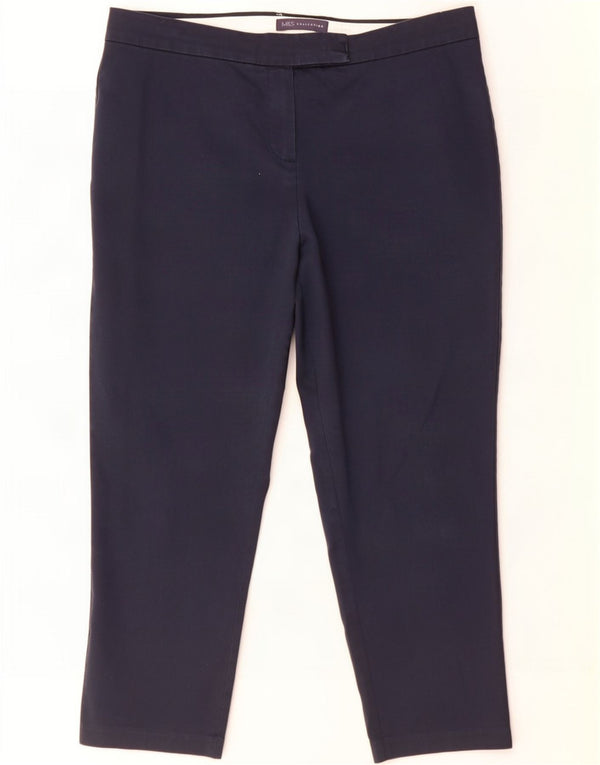 Spodnie damskie Marks & Spencer UK 14 Large W32 L23 Granatowe