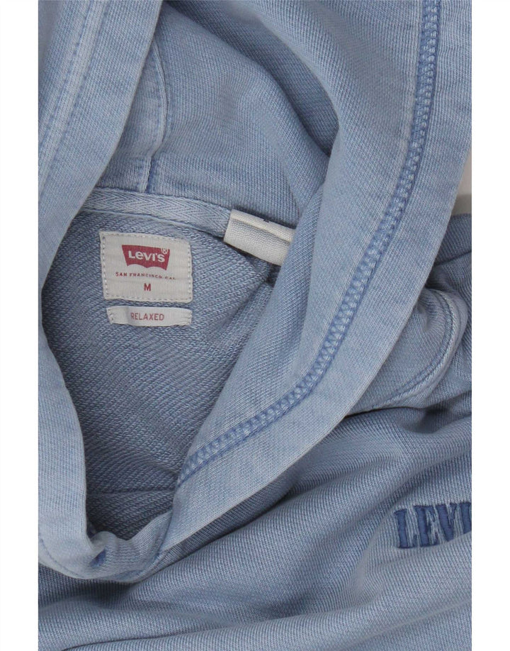 Męski sweter z kapturem Levi's o swobodnym kroju, średni niebieski