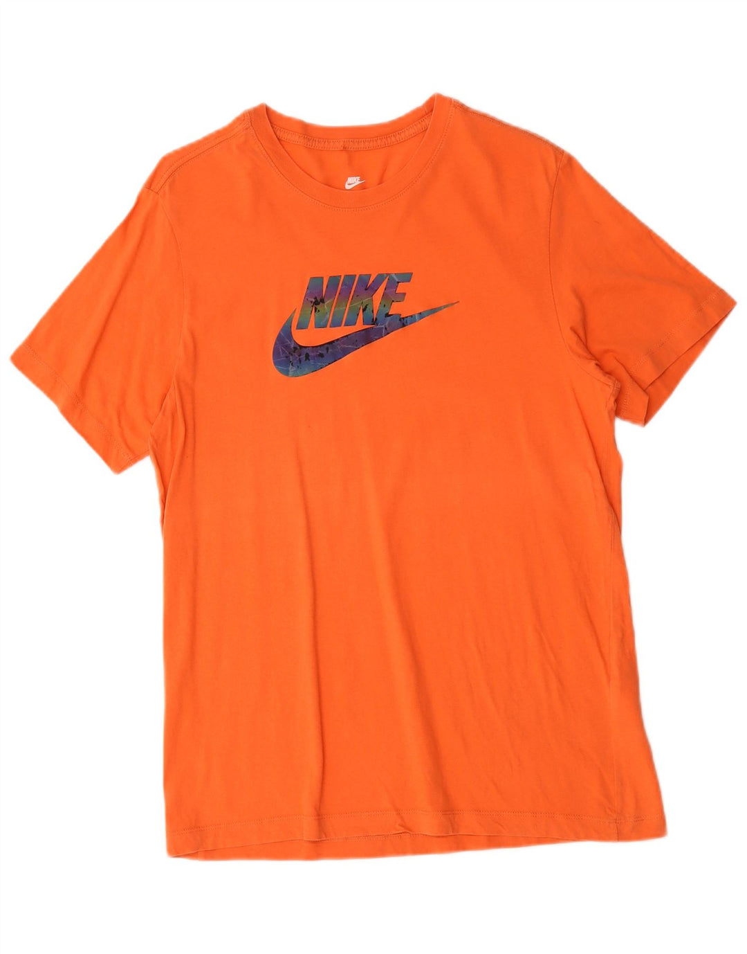 Męski T-shirt Nike z grafiką, średni pomarańczowy, bawełniany