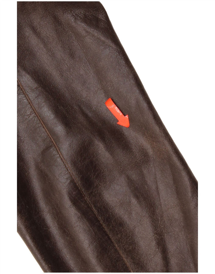 Damska marynarka zapinana na 2 guziki Massimo Rebecchi IT 46, duża brązowa