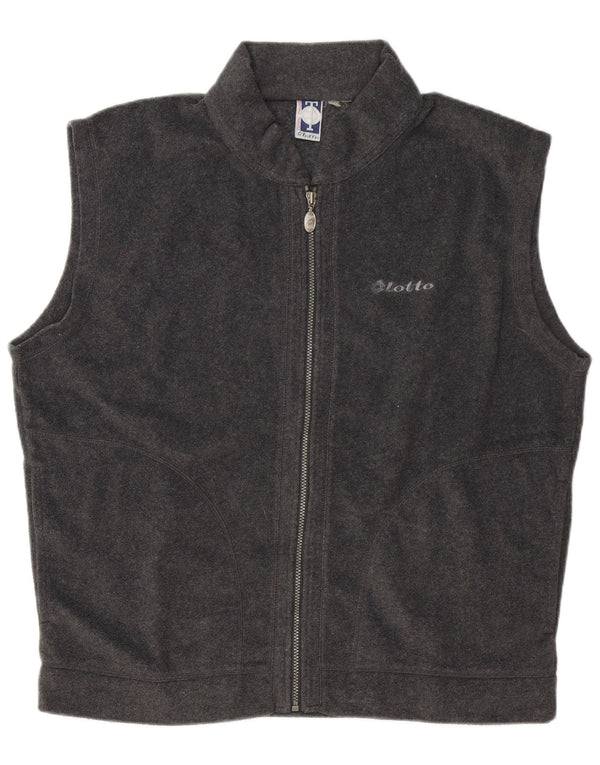Lotto Mens Fleece Gilet UK 44/46 2XL Grey Polyester