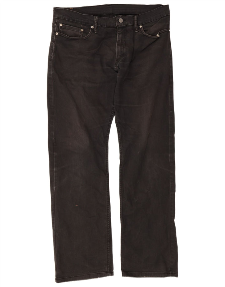 Męskie jeansy Levi's 514 Straight W34 L32 Czarne