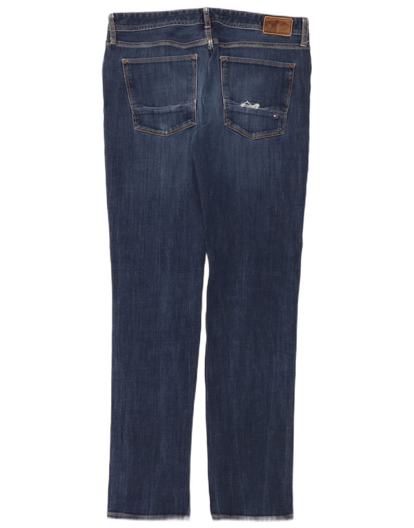 Męskie dżinsy Tommy Hilfiger Bleecker Slim W34 L36 Niebieska bawełna