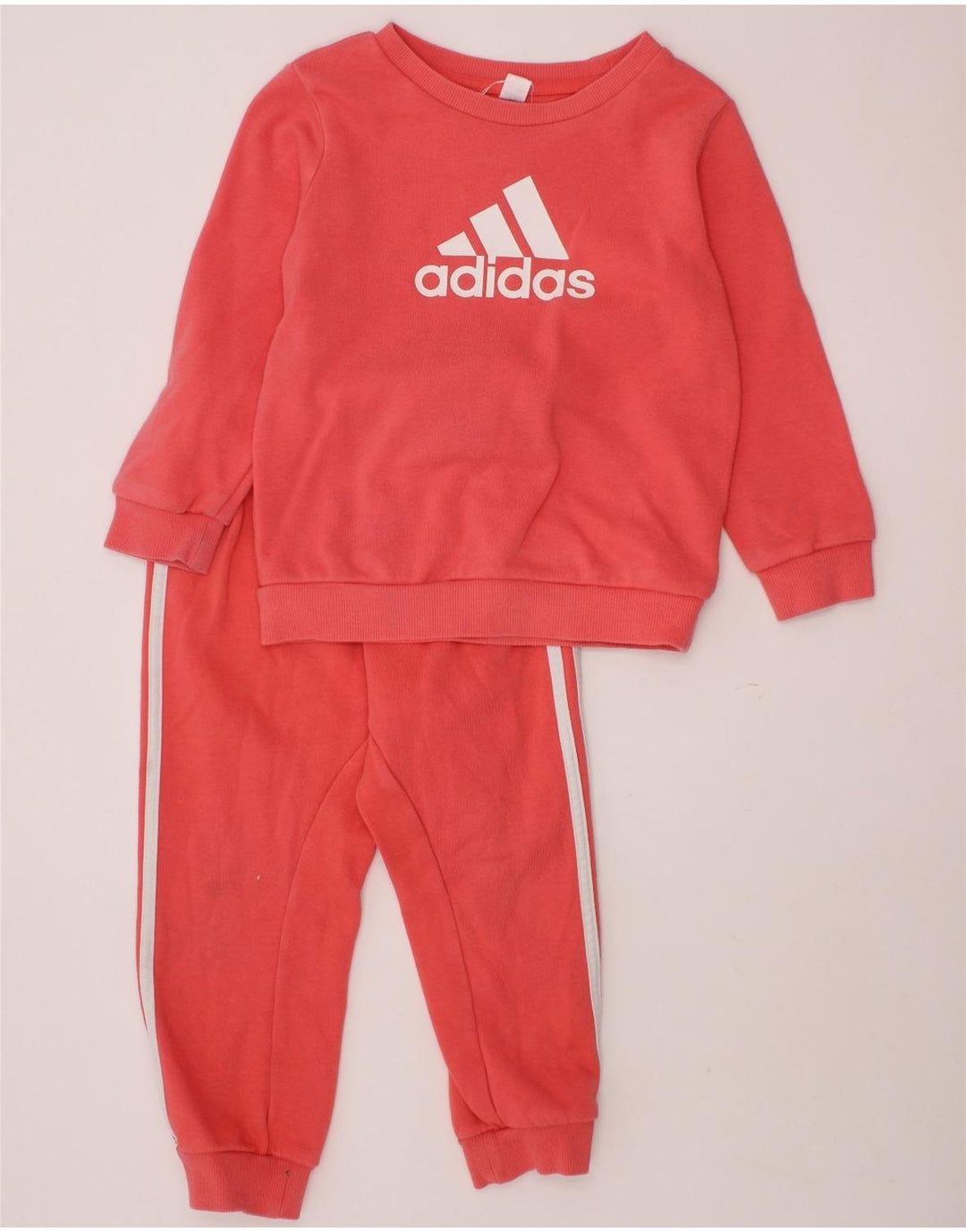 Dres dziewczęcy ADIDAS Graphic, pełny, 2-3 lata, czerwony, bawełniany