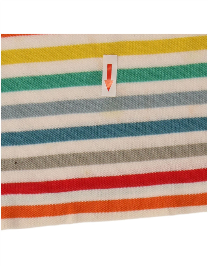 Męska koszulka polo Lacoste, rozmiar 6, XL, wielokolorowa, bawełniana w paski