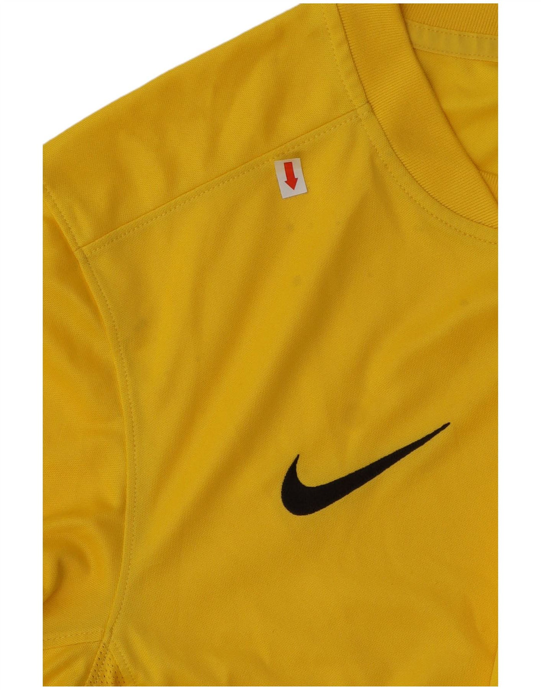 Męska koszulka Nike Dri Fit Top, średni żółty poliester