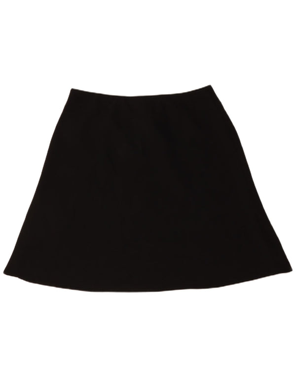 Marks & Spencer Damska spódnica w kształcie litery A UK 18 XL W38 Czarny poliester