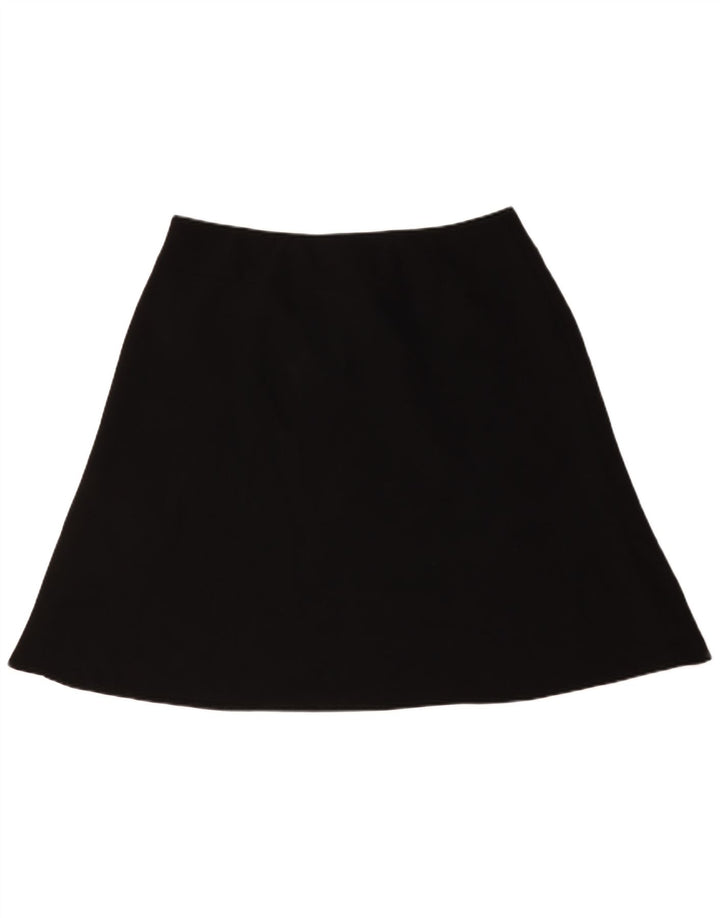 Marks & Spencer Damska spódnica w kształcie litery A UK 18 XL W38 Czarny poliester