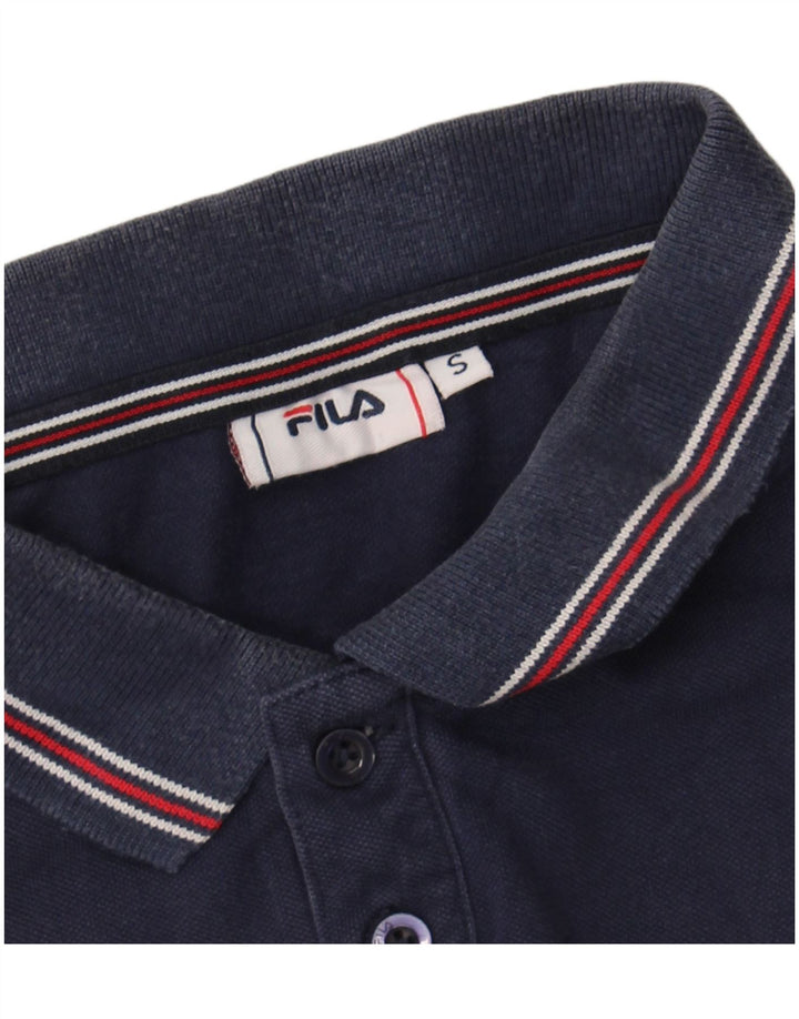 FILA Mens Polo Shirt Small Navy Blue