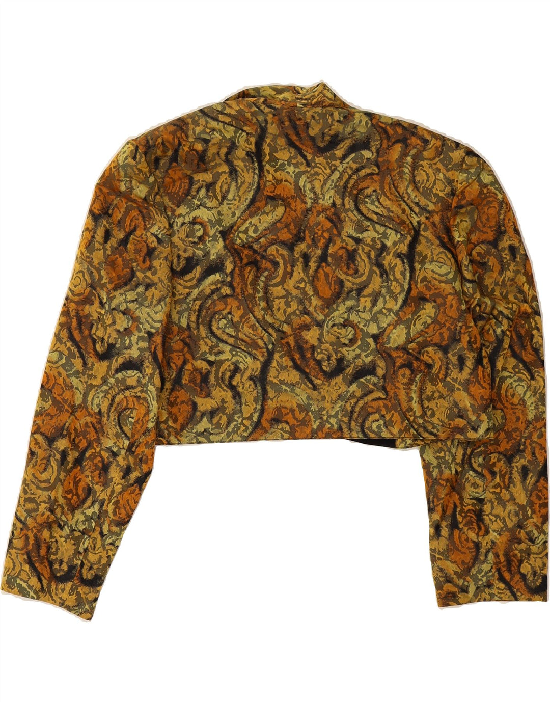 VINTAGE Womens Abstract Pattern Bolero Jacket UK 16 Large Multicoloured Vintage Vintage and Second-Hand Vintage from Messina Hembry 