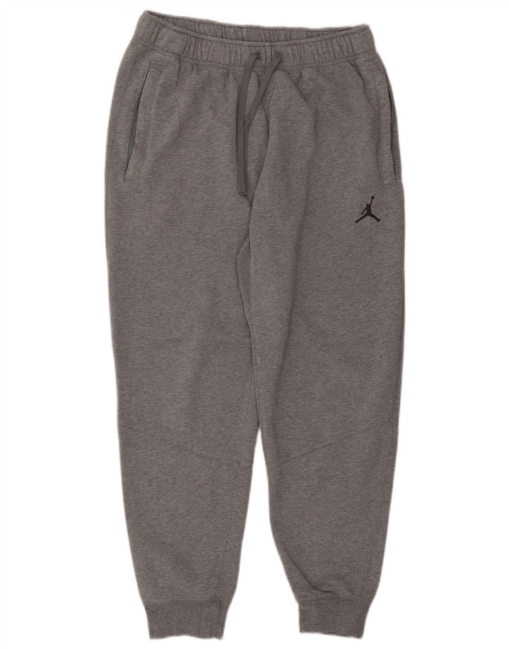 Męskie spodnie dresowe Jordan Joggers, średnioszare, bawełniane