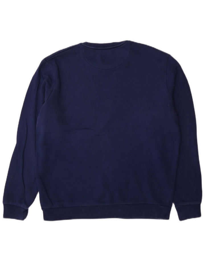 Męska bluza dresowa Lyle & Scott, duża, niebieska, bawełniana