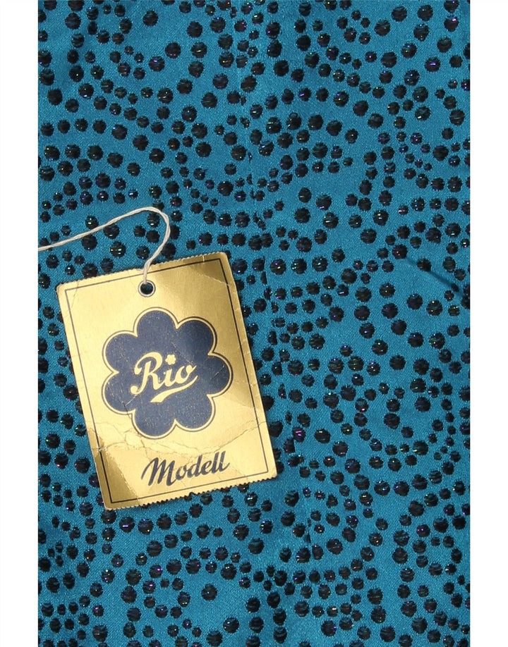 RIO Womens Sleeveless Sheath Dress EU 42 Large Blue Spotted Vintage Rio and Second-Hand Rio from Messina Hembry 