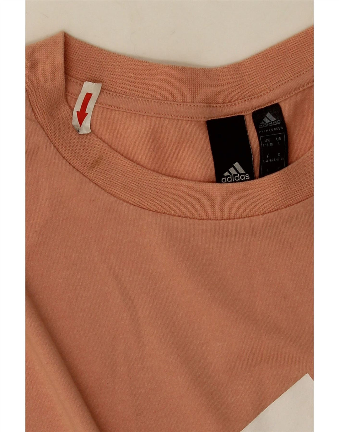 Damska koszulka Adidas Oversized Graphic Top UK 16/18 Duży pomarańczowy poliester