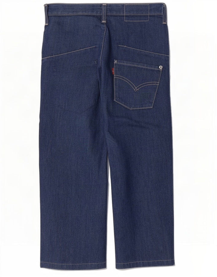 Damskie jeansy Capri Levi's W32 L21 Niebieskie