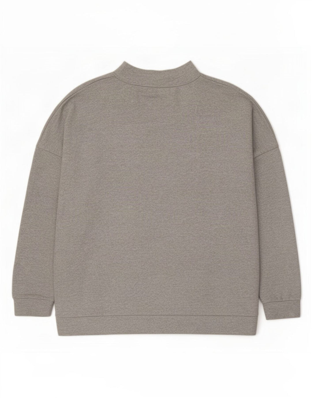 Marks & Spencer Damski sweter z golfem UK 24 4XL Szary poliester