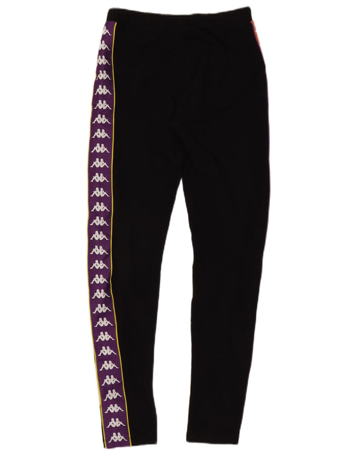 Damskie legginsy Kappa Graphic UK 10 Small Black Colorblock