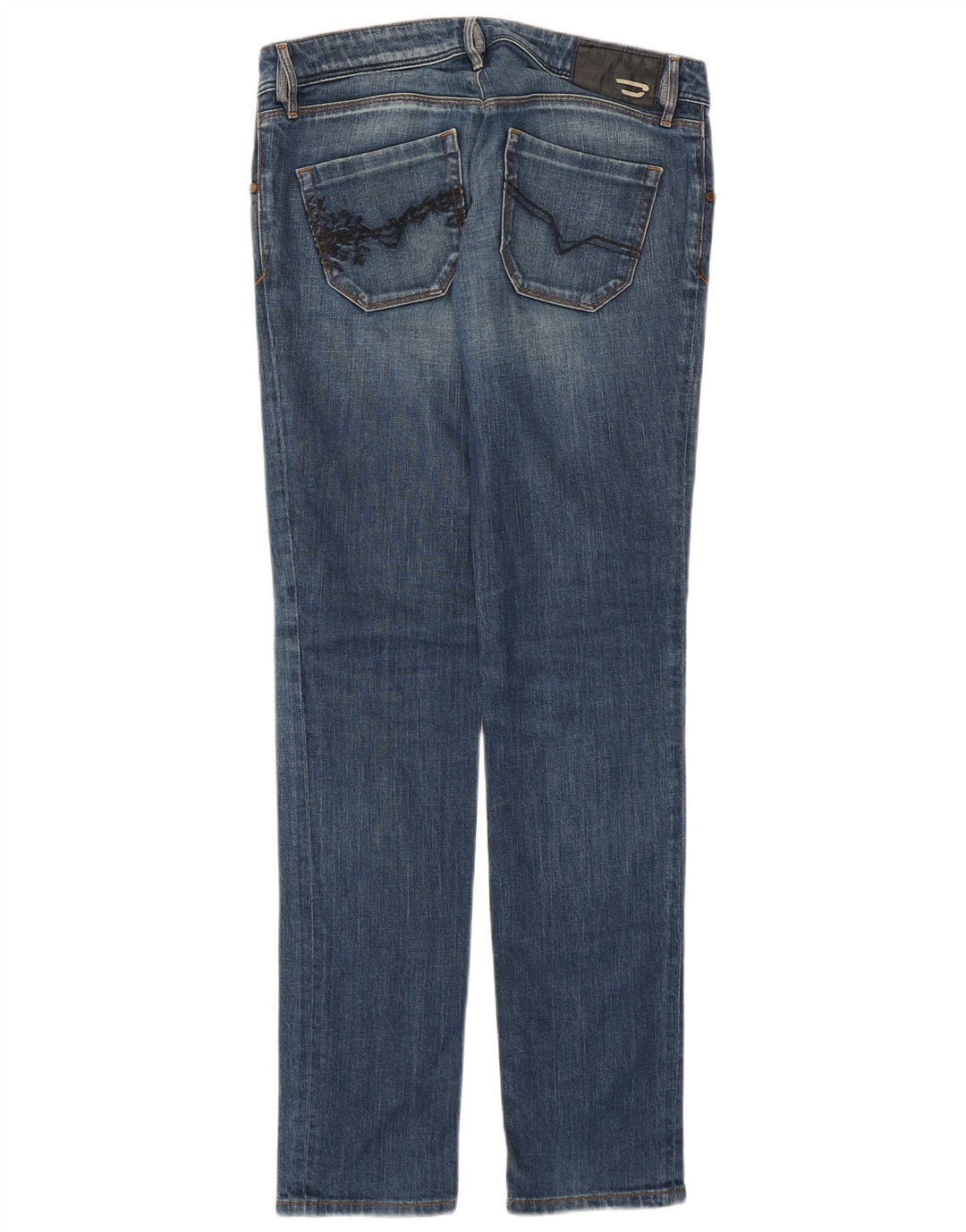 Diesel Damskie Nevy Slim Jeans W27 L32 Niebieskie bawełniane