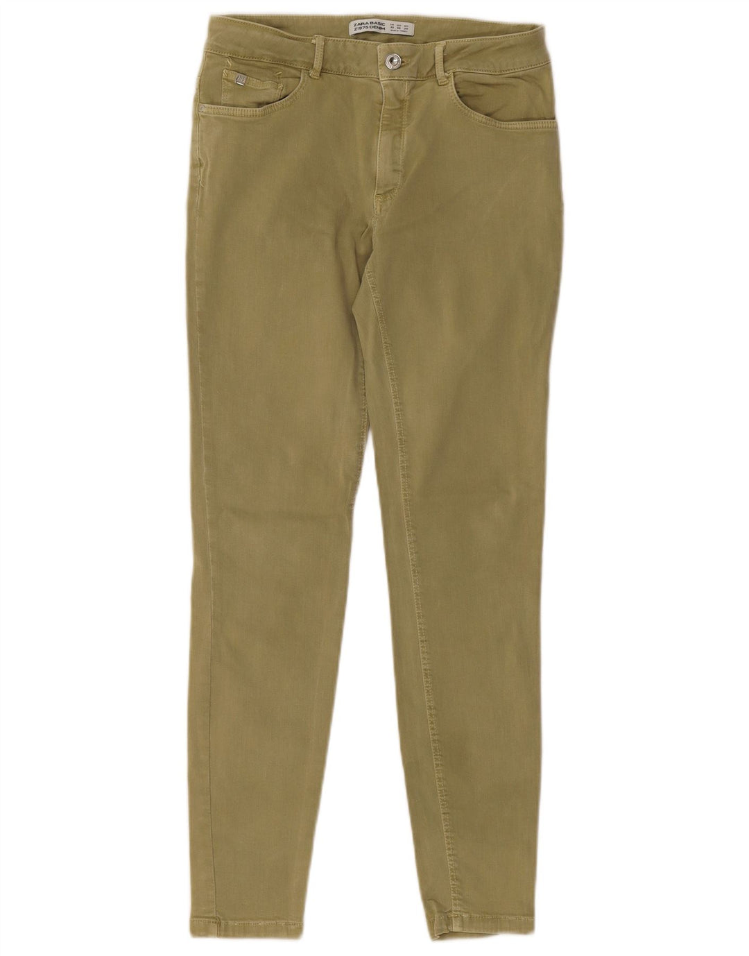 Damskie jeansy skinny ZARA EU 40 Medium W30 L27 Khaki