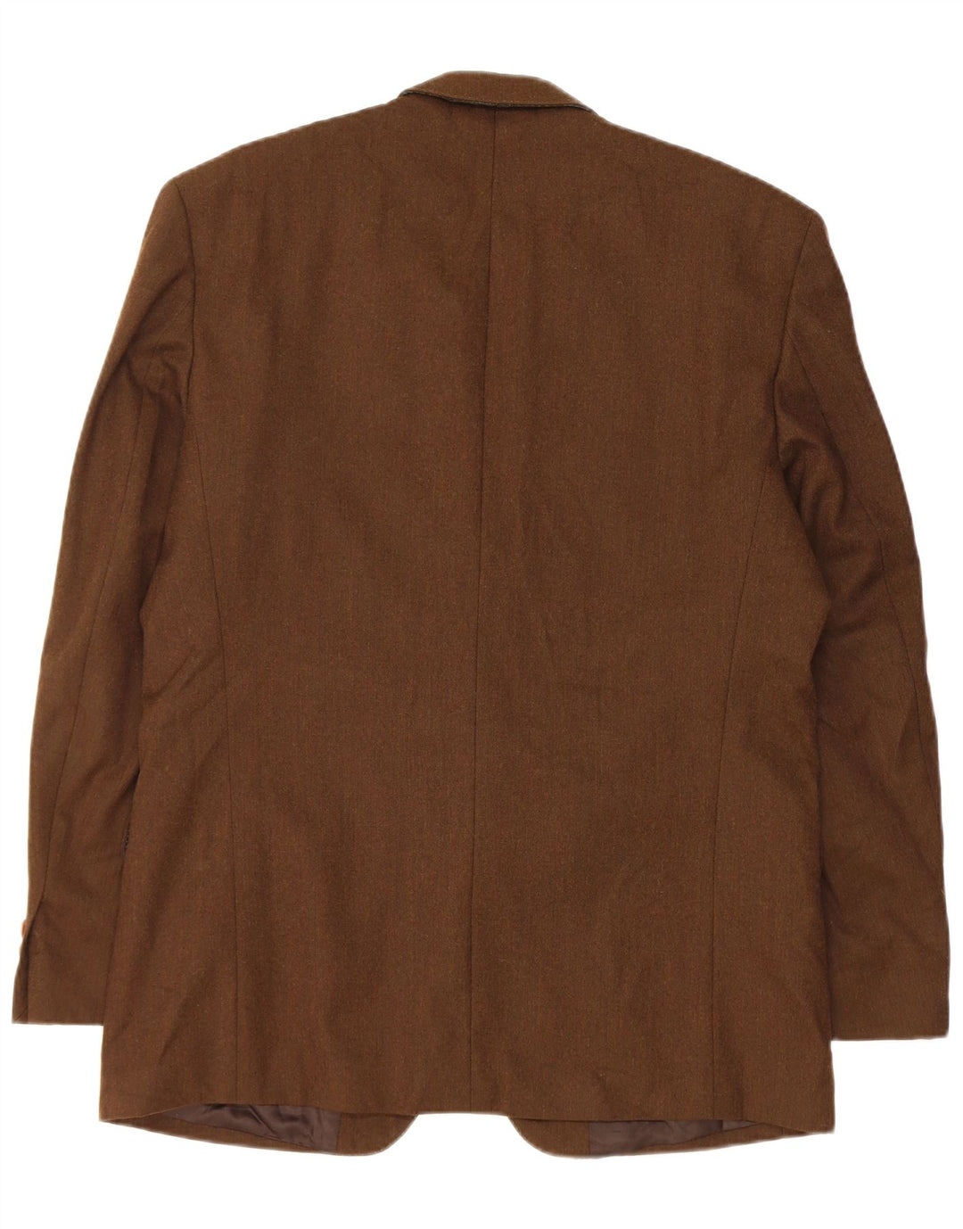 Męska marynarka zapinana na 2 guziki Massimo Dutti EU 52, duża brązowa wełna