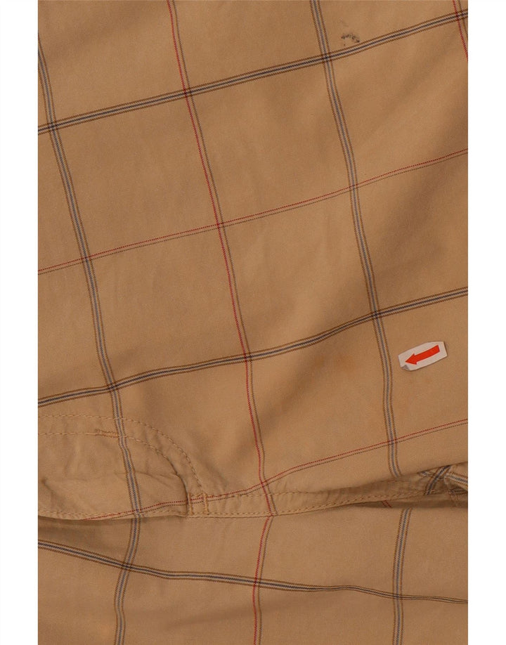 Męskie spodenki chino Converse Medium W32, beżowa, bawełniana krata