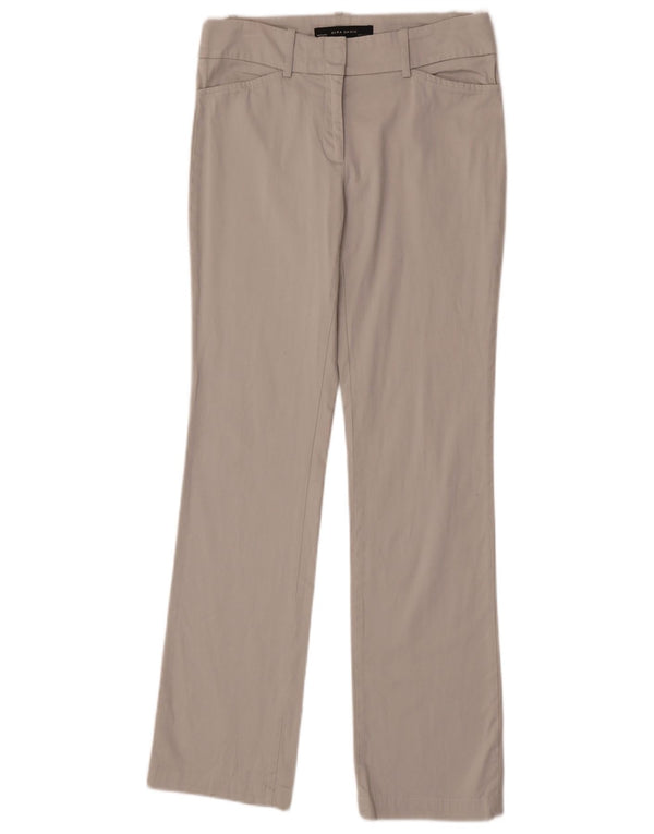 Proste spodnie damskie Zara EU 36 XS W26 L30 Szara bawełna