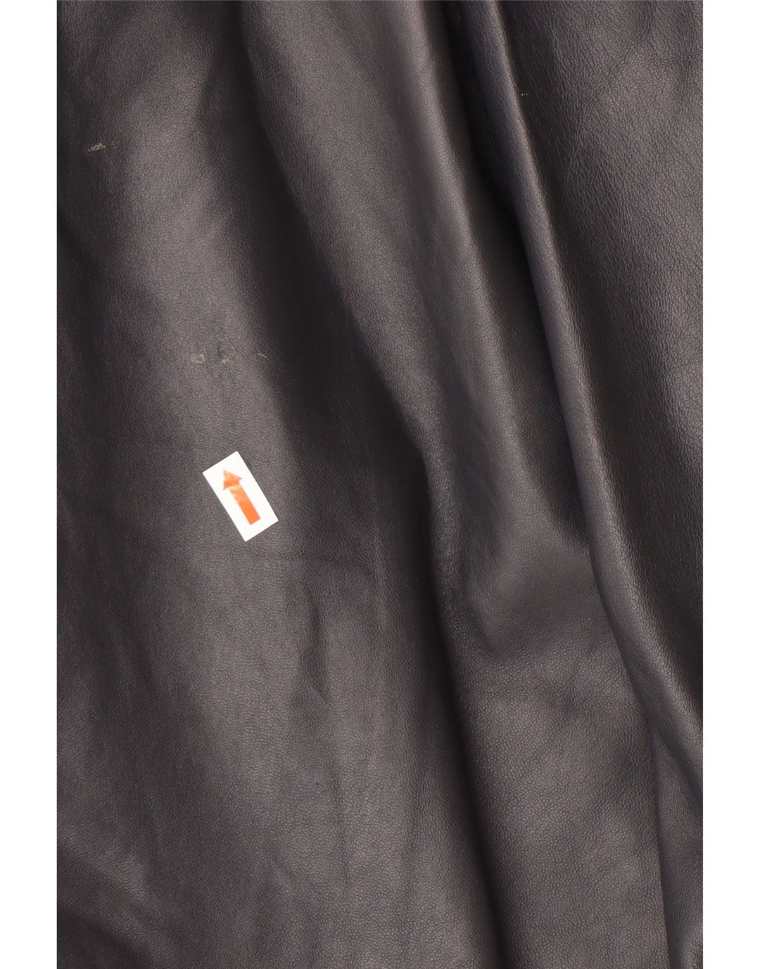 Vintage damski płaszcz skórzany oversize IT 44 średni czarny skórzany klasyczny