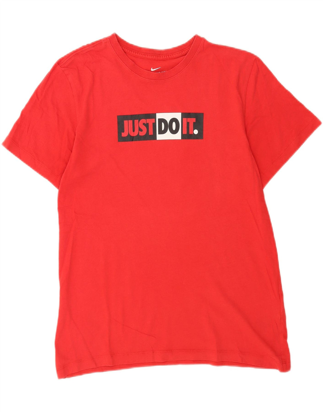 Męski T-shirt z grafiką Nike, mały, czerwony, bawełniany