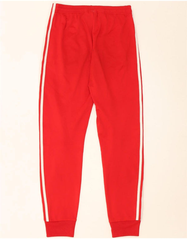 Chłopięce spodnie dresowe ADIDAS Joggery 13-14 lat Czerwony poliester