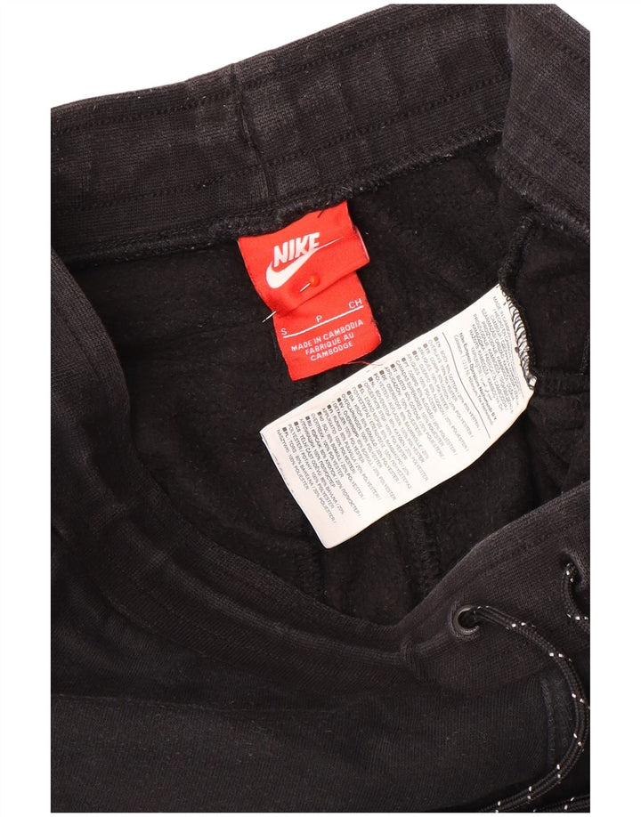 Męskie spodnie dresowe Nike, małe, czarne, bawełniane