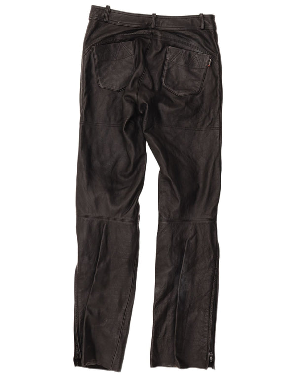 Spodnie skórzane damskie Richa Moto Racer UK 14 duże W30 L35 czarna skóra