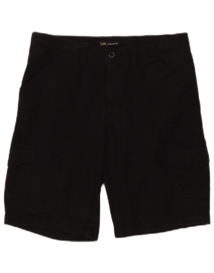 Damskie szorty cargo Lee o swobodnym kroju US 8 Medium W30, czarne, bawełniane