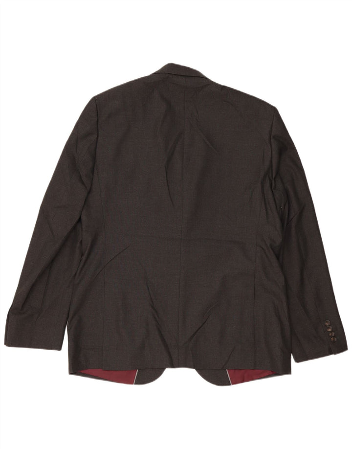Marks & Spencer Męska marynarka zapinana na 2 guziki, UK 44 XL, szary poliester