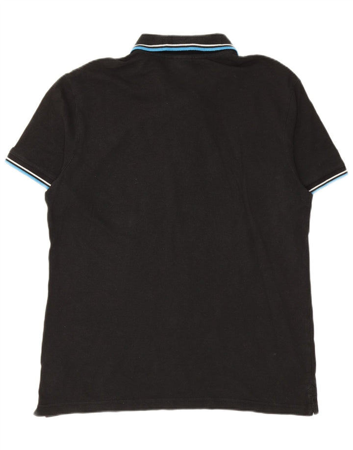 Męska koszulka polo DIADORA XL, czarna, bawełniana