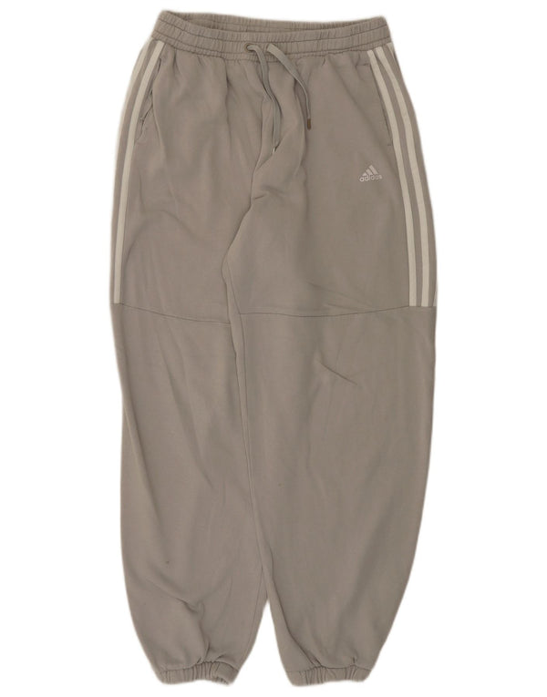 Damskie spodnie dresowe Adidas Joggers UK 16/18 Duże, szare, bawełniane