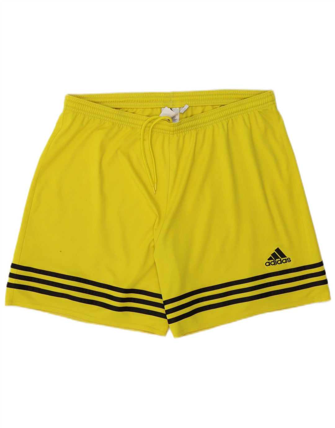 Męskie spodenki sportowe Adidas Climalite, duże, żółte, poliestrowe