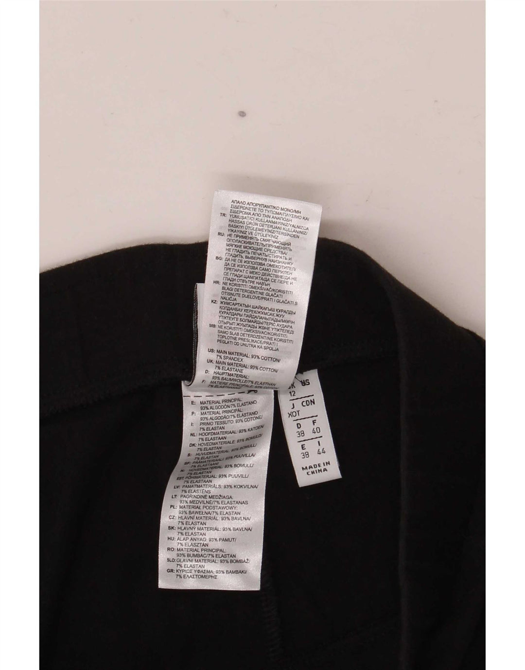 Damskie legginsy Adidas Graphic UK 12, średnie, czarne, bawełniane