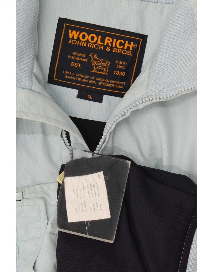 Męska kurtka bomber Woolrich UK 42 XL Niebieski nylon