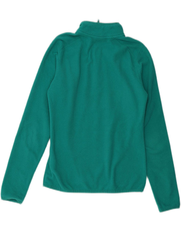 Damski sweter polarowy The North Face Polartec z zamkiem błyskawicznym, UK 10, mały turkusowy