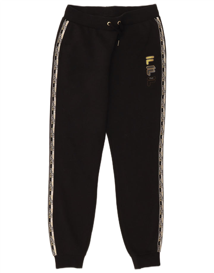 Damskie spodnie dresowe Fila Graphic Joggers UK 12 Medium Black