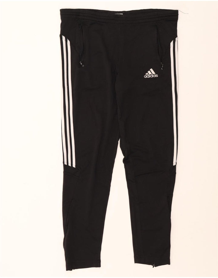 ADIDAS Mens Tracksuit Trousers UK 40/42 Medium  Black Polyester Vintage Adidas and Second-Hand Adidas from Messina Hembry 