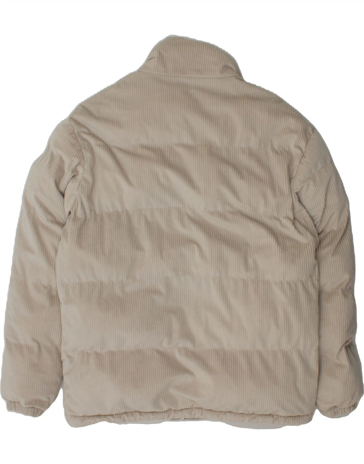 ZARA Mens Corduroy Padded Jacket UK 36 Small Grey Polyester Vintage Zara and Second-Hand Zara from Messina Hembry 