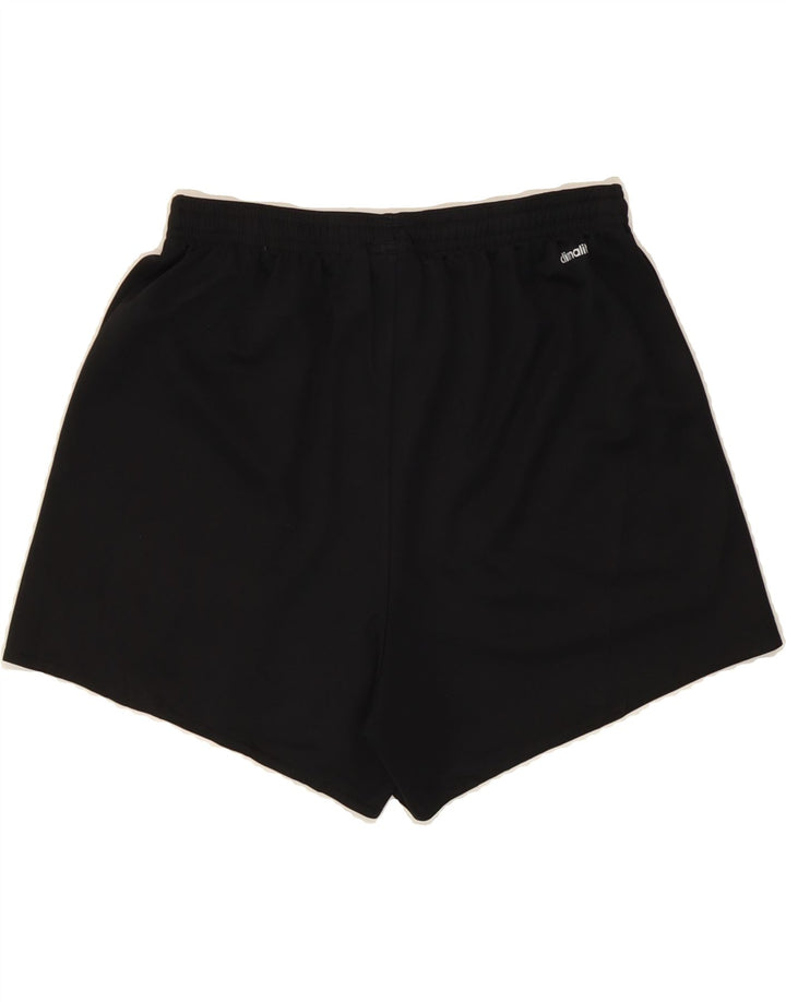 ADIDAS Womens Climalite Sport Shorts UK 8/10 Small Black Polyester Vintage Adidas and Second-Hand Adidas from Messina Hembry 