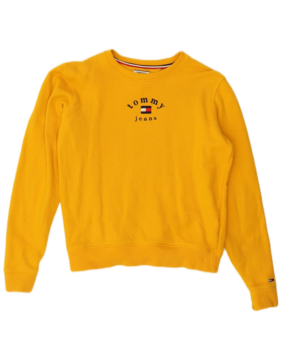 Damska bluza oversize TOMMY HILFIGER UK 10, mała, żółta