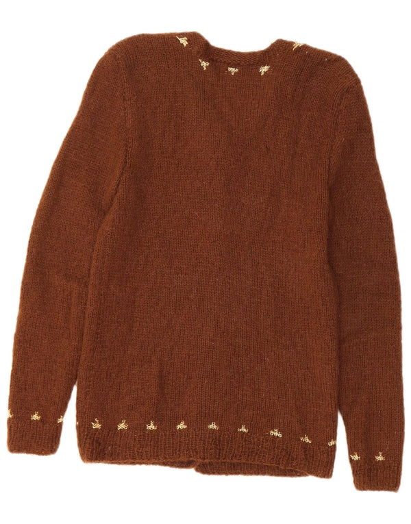 Sweter damski VINTAGE UK 8 Small Brown