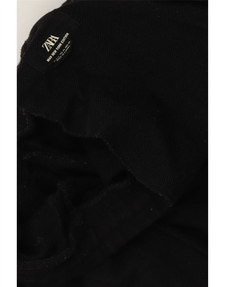 Męskie spodnie dresowe Zara XL, czarne