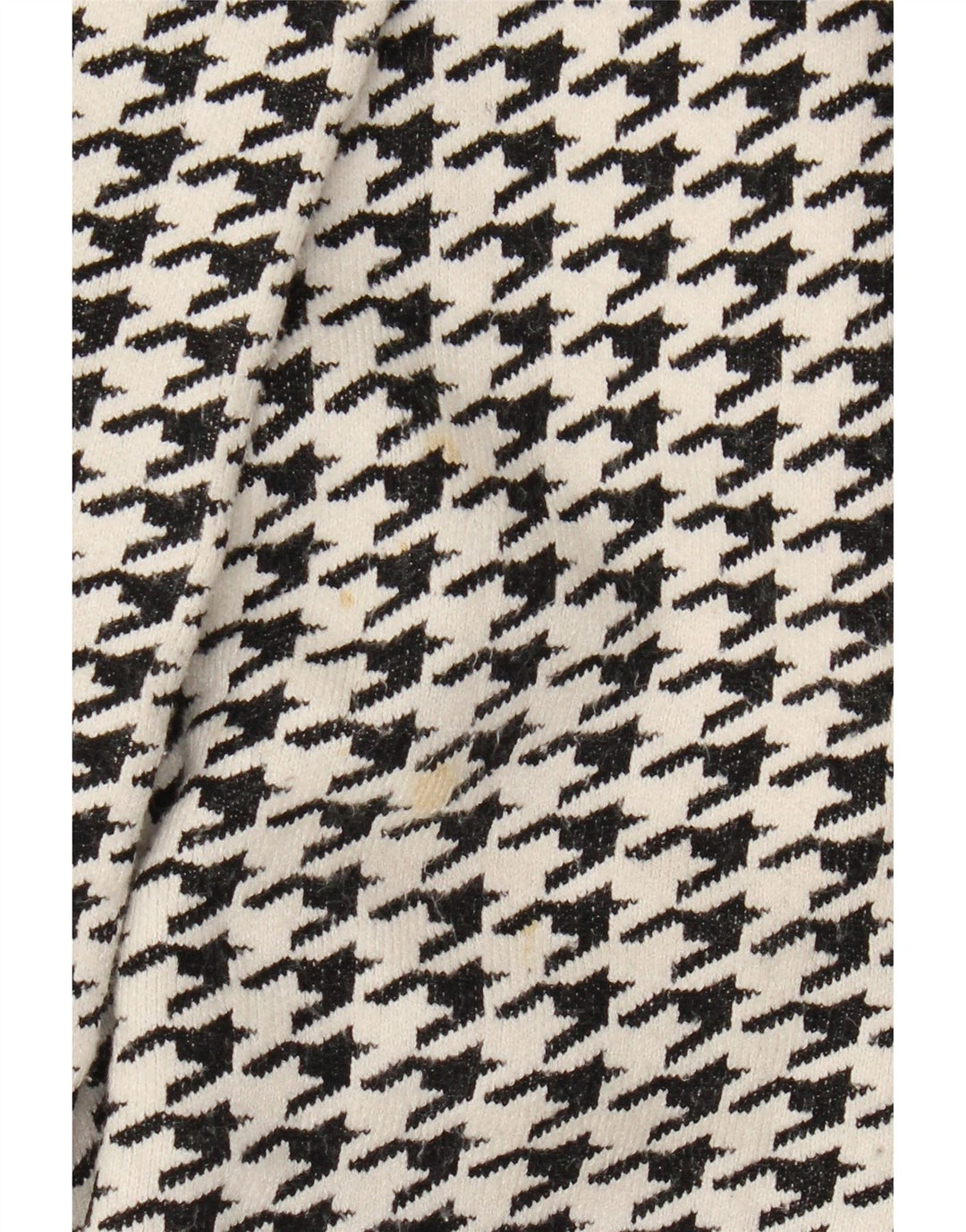 Damski płaszcz oversize Zara UK 10 Small, czarny w pepitkę, wiskoza