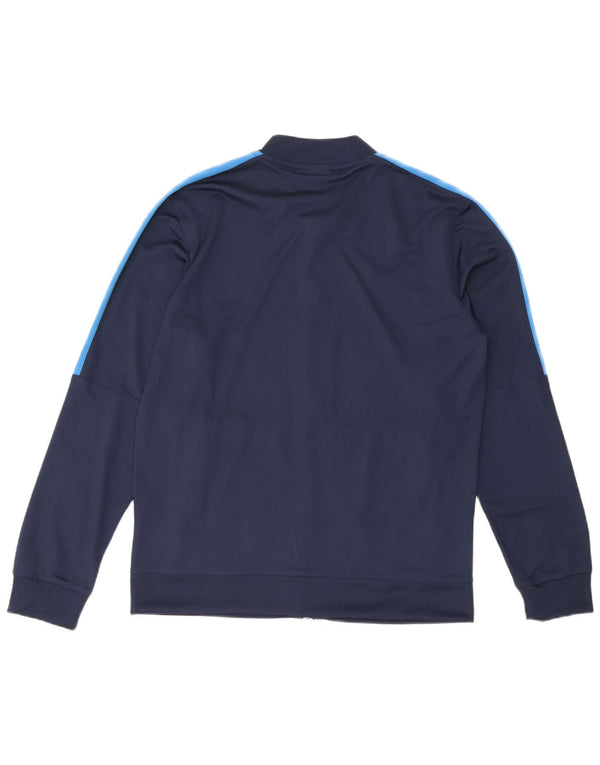 Męska kurtka dresowa Nike Dri Fit, duża, granatowa, z blokami kolorów